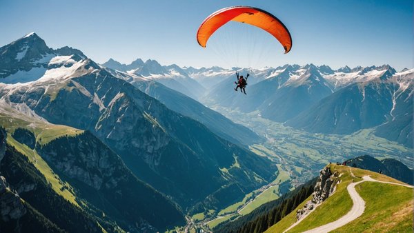 Offrez un vol en parapente dans les magnifiques alpes